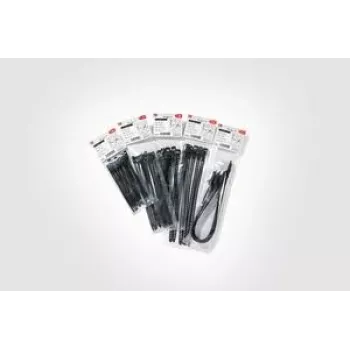 HellermannTyton SOFTFIX herbruikbare kabelbinder 180mm x 7mm zwart 16 stuks (115-07190)
