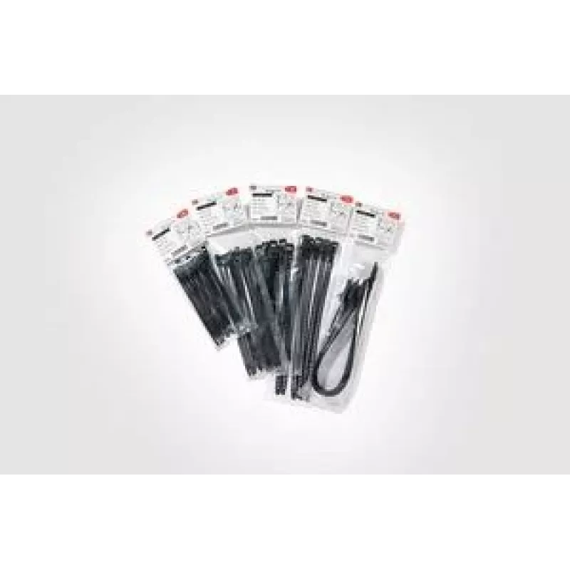 HellermannTyton SOFTFIX herbruikbare kabelbinder 180mm x 7mm zwart 16 stuks (115-07190)