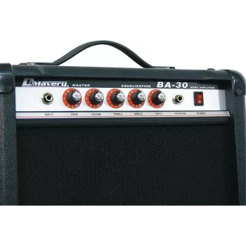 DIMAVERY BA-30 basversterker, 30W 26363030