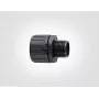 HellermannTyton HG25-S-M25 PA66 BK 10 rechte aansluiting, M25 schroefdraad, 25 mm kanaal, zwart