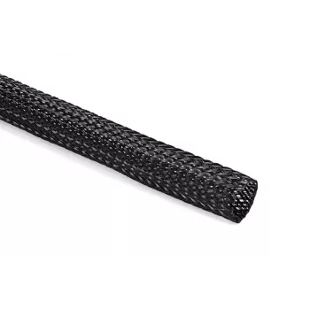 HellermannTyton HEGPL30-PET-BK rekbare PET-vlechtslang, 18-55 mm, zwart, 25 m
