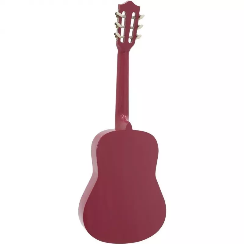Dimavery AC-303 concertgitaar 1/2 roze met gigbag