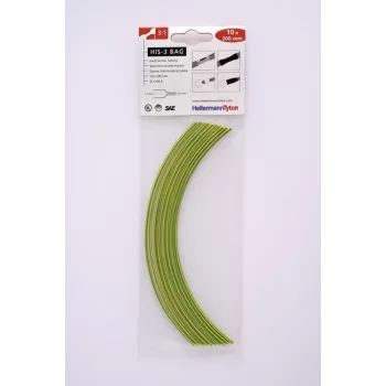 HELLERMANNTYTON warmtekrimpkous-set HIS-3 3:1, 50 stuks, zwart (308-30165)