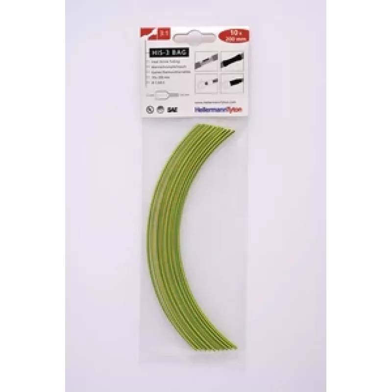 HELLERMANNTYTON warmtekrimpkous-set HIS-3 3:1, 50 stuks, zwart (308-30165)