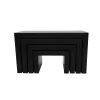 EUROPALMS licht decoratief tafelset, zwart (83011897)