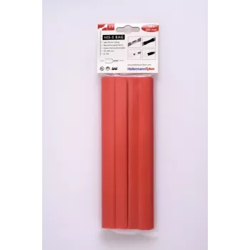 HELLERMANNTYTON HIS-3 warmtekrimpkous-set, 3:1, 12 mm / 4 mm, rood 308-31211