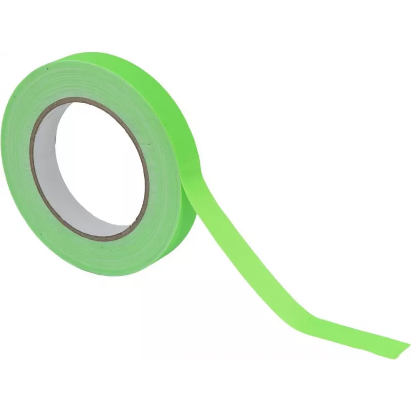 ZUBEHÖR gaffertape 19mm x 25m neongroen UV-actief 30005482