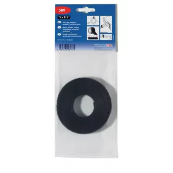 HellermannTyton klittenband-kabelbinder 1m x 12,5mm zwart (130-00008)
