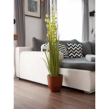 EUROPALMS Pompom Grass kunstplant, 122 cm, groen 82500136