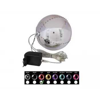EUROPALMS LED sneeuwbal 15cm, rood 83501243