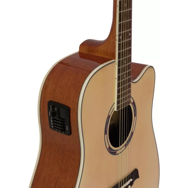 DIMAVERY DR-520 dreadnought akoestische gitaar, naturel 26231272