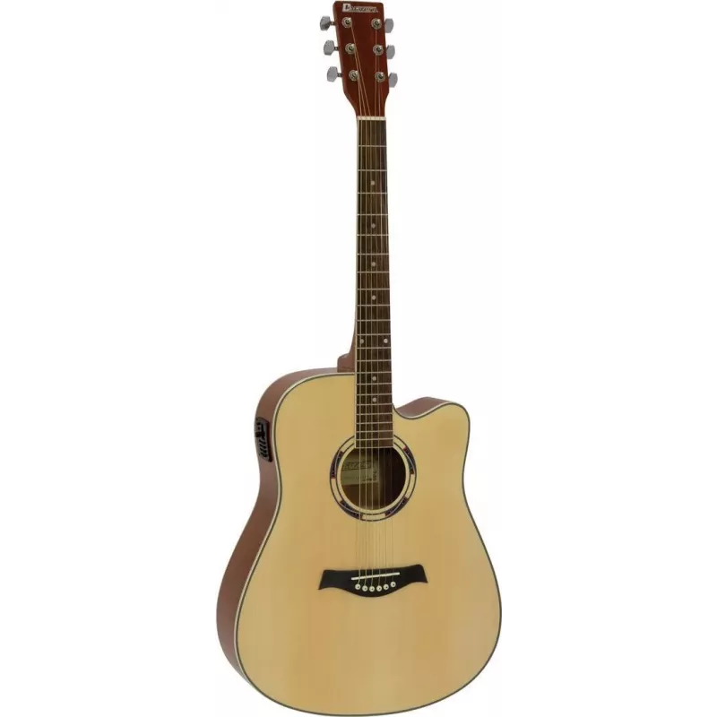 DIMAVERY DR-520 dreadnought akoestische gitaar, naturel 26231272