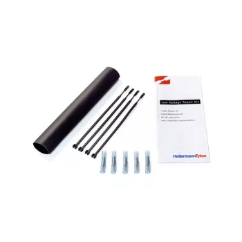 HellermannTyton 380-04004 TF21 warmtekrimpkous, 2:1, 4,0 mm, zwart, 10 m