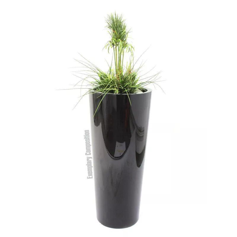 EUROPALMS kunstgras-arrangement, 90cm, groen, in zwarte pot 82600137