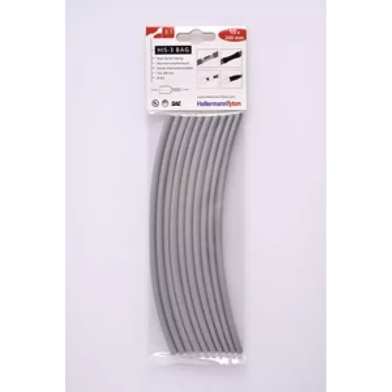 HELLERMANNTYTON krimpkous-set HIS-3 3:1, 100 stuks, diverse kleuren, 100 mm lengte 308-30613