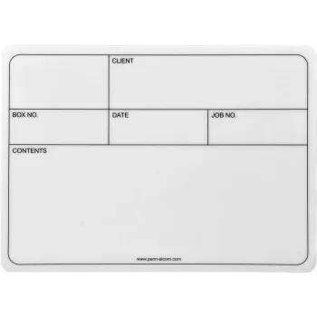 ACCESSOIRE zelfklevende labelplaat 130x85 mm (30002149)