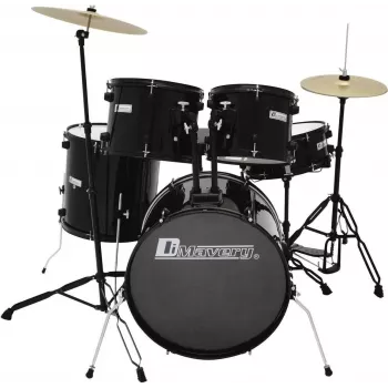 DIMAVERY DS-200 drumstel, zwart 26001360