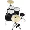 DIMAVERY DS-200 drumstel, zwart 26001360