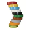 HellermannTyton Helagrip PVC-markeringshuls-assortiment, 10 rollen, 15 mm binnendiameter, 10 m lengte, meerkleurig (10 kleuren) 710-00146
