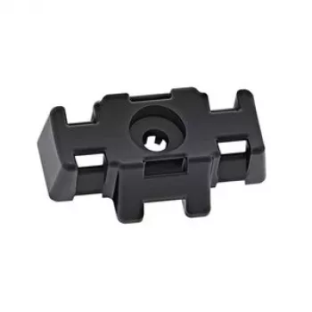 HellermannTyton S3SB15CBM8-PA6GF30-BK schroefbevestigingsvoet voor kabelbinders, zwart, M8, PA6GF30, 1 stk. 151-01010