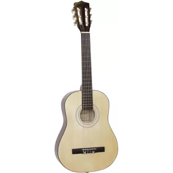Dimavery AC-303 concertgitaar 1/2 maat naturel, okoume hals, lindehouten bovenblad, 535 mm mensuur