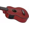 DIMAVERY UK-100 sopraan-ukulele, Flamed Red 26255807