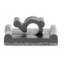 HellermannTyton MAGRA3 magnetische kabelklem PA66 NdFeB zwart 50 stuks 151-04466