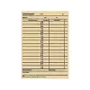 BÜRK MOBATILE stempelkaart voor ZS 5200 tijdregistratieklok, 100 kaarten, groene druk op wit karton, 189 x 86 mm B01830040500