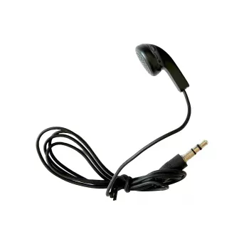 MIDLAND Albrecht 29978 in-ear oordopje met 3,5-mm jack, mono, zwart, compatibel met ATR400/Tourist Guide