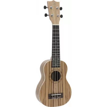 DIMAVERY UK-400 sopraan-ukulele zebrahout 26255831