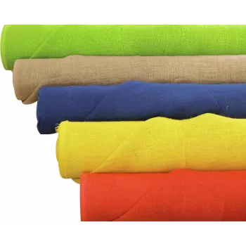 EUROPALMS decoratiestof, jute, blauw, 130cm (83312114)