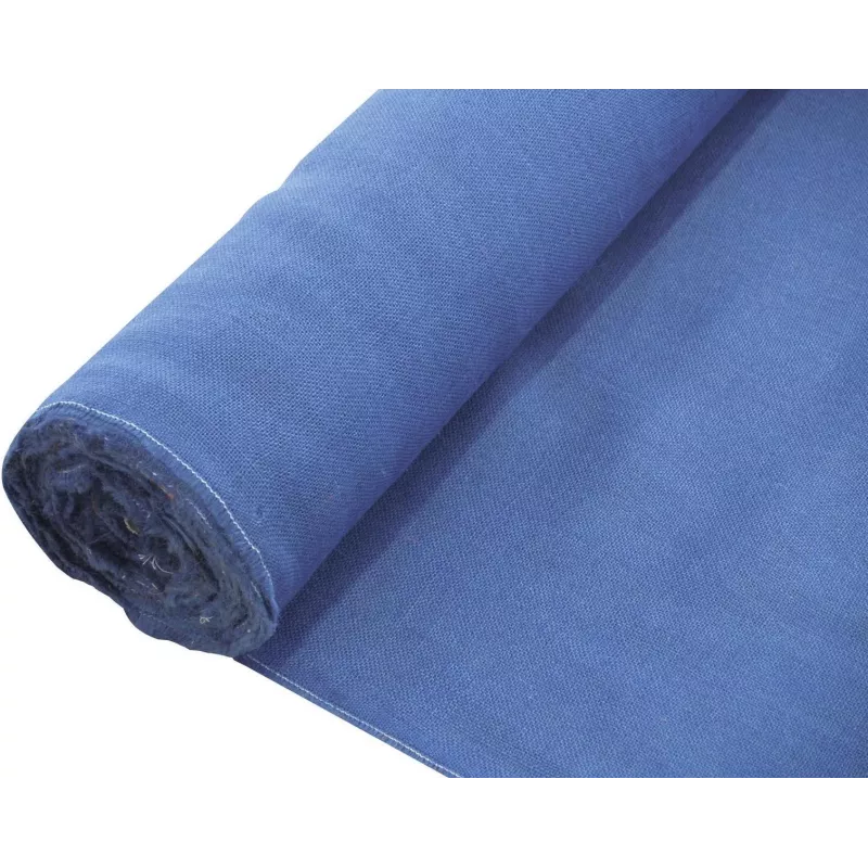 EUROPALMS decoratiestof, jute, blauw, 130cm (83312114)