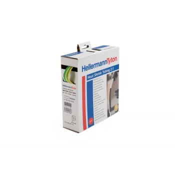 HellermannTyton warmtekrimpkous-box, transparant, 2:1, 1,6 mm tot 0,8 mm, 10 m, polyolefine, dispenserbox 300-30163