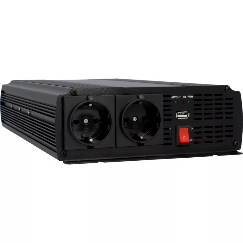 AEG omvormer 1500 W 12 V DC naar 230 V AC met afstandsbediening (10058)