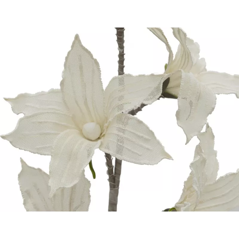 EUROPALMS clematis-tak (EVA), kunstmatig, wit (82531065)
