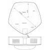 ALLNET PoE RGBW lamp met 1x MSR sensorpoort / LAN / Wi-Fi (ALL-PoE-RGBW-LAMP)