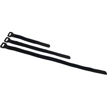 ACCESSORY BS-1 klittenbandkabelbinder 25x195mm, zwart, 10-pack 30006023