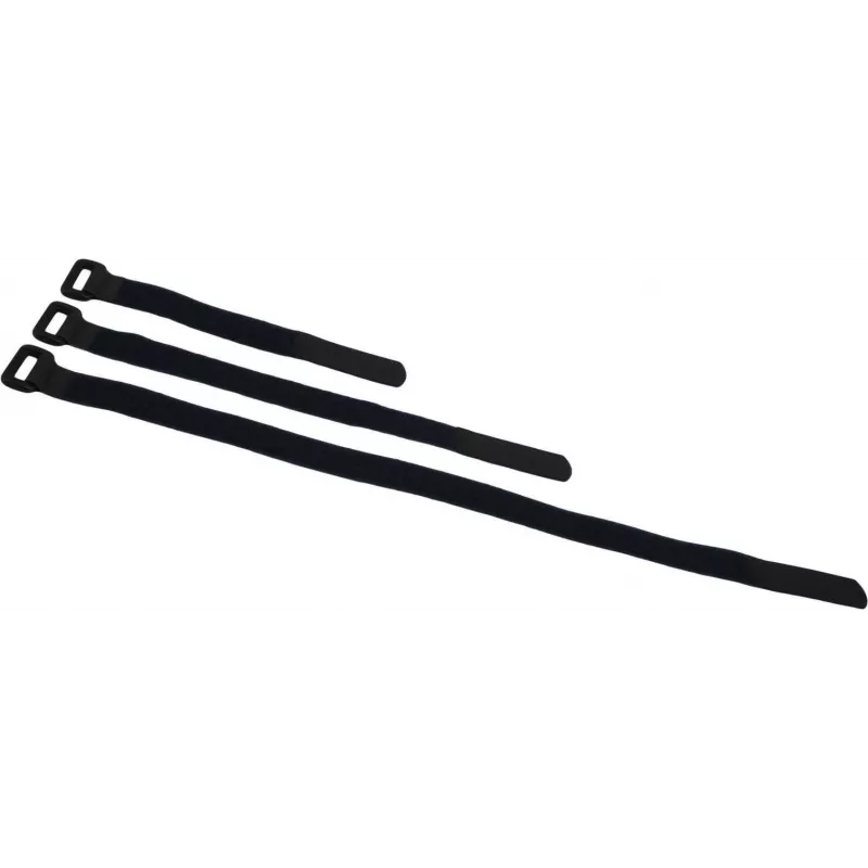 ACCESSORY BS-1 klittenbandkabelbinder 25x195mm, zwart, 10-pack 30006023