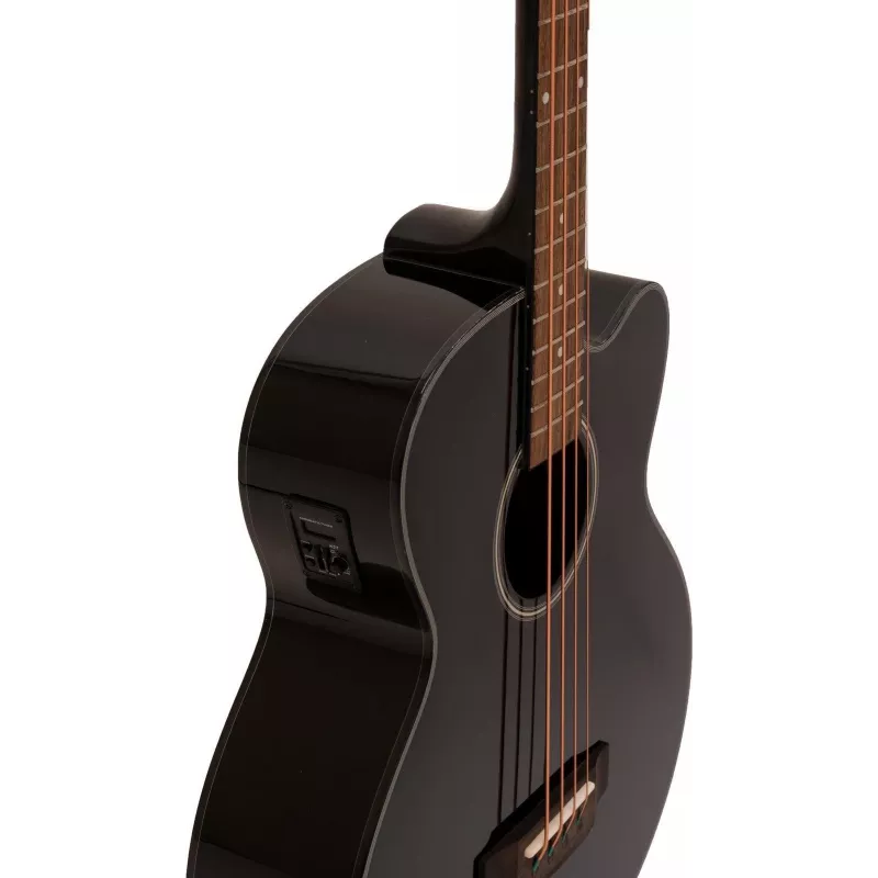 DIMAVERY AB-450 akoestische basgitaar, zwart 26224013