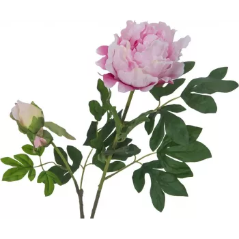 EUROPALMS premium pioentak kunstplant, roze, 100cm 82530220