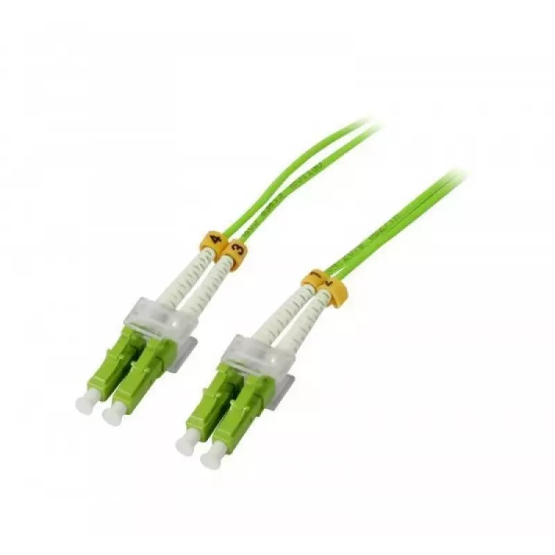 SYNERGY21 S215504 OM5 duplex LC-LC glasvezel-patchkabel 25m groen