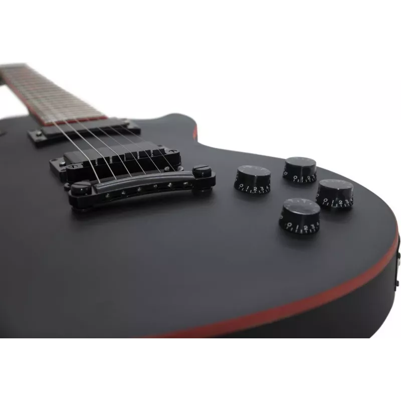 DIMAVERY LP-800 elektrische gitaar, matzwart 26219400