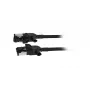 SYNERGY21 S218115 CAT6A S/FTP slim patchkabel, RJ45, 2m, zwart, 500MHz, LSZH, draaistekker