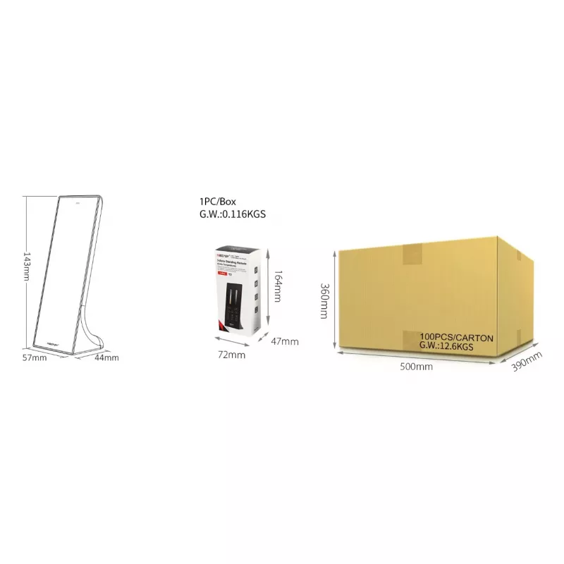 Miboxer Synergy 21 LED-afstandsbediening dual white CCT 3 zones (Y2)