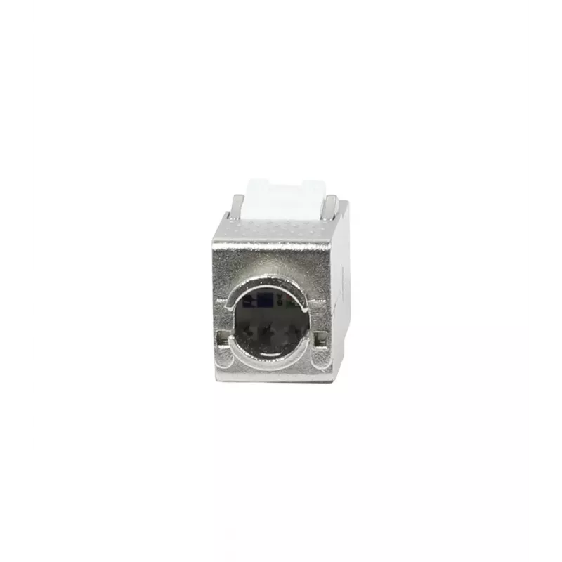 SYNERGY21 S216378V3 CAT8.1 RJ45 keystone-module, slim-line kort, GHMT-gecertificeerd, wit