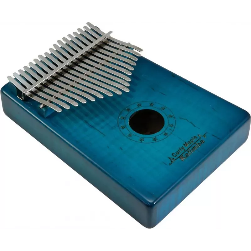 Dimavery KL-6 kalimba, 17 toetsen, C-majeur, blauw 26051620