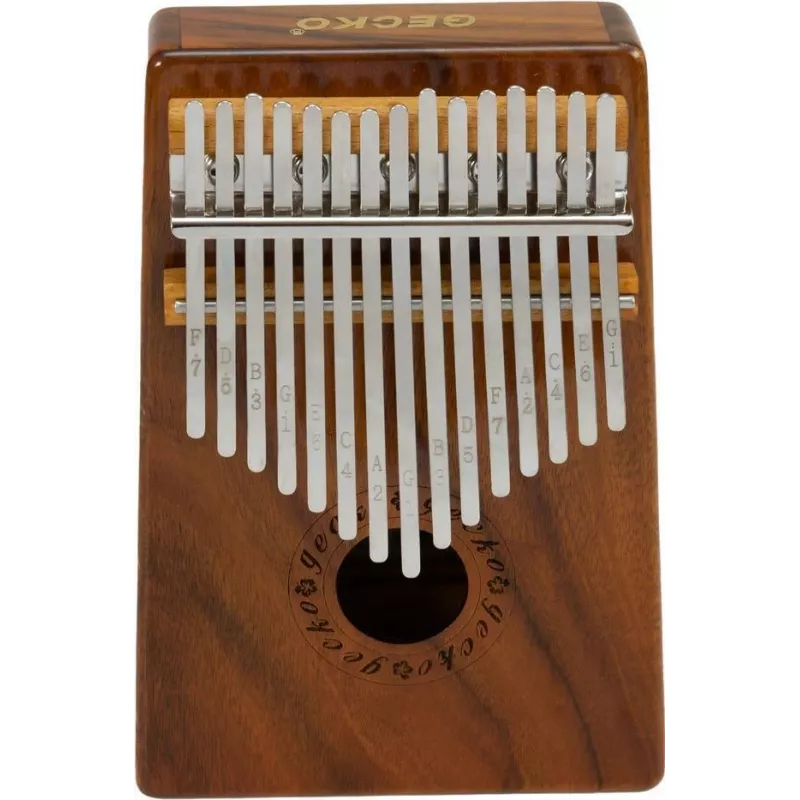 Dimavery KL-3 kalimba, 15 toetsen, G-majeur, naturel mahonie 26051615