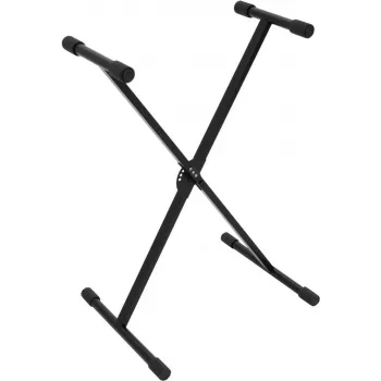 DIMAVERY SL-2EU keyboardstandaard X-stijl, in hoogte verstelbaar, opvouwbaar, zwart 26702069