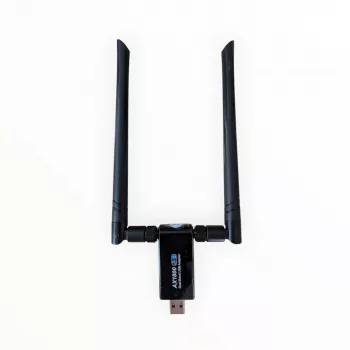 ALLNET Wireless AX 1800Mbit USB 3.0 WLAN-stick dongle ALL-WA1800AX-EXT met externe antennes