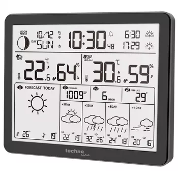 Techno Line WD3000 WLAN weerstation met 4-daagse voorspelling en buitensensor WD3000 weerstation